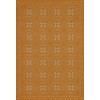 Pattern 28 Orange Bandana 38x56 Vintage Vinyl Floorcloth