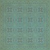 Pattern 28 Promises to Keep 48x48 Vintage Vinyl Floorcloth