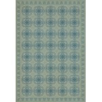 Pattern 28 Quietude 70x102 Vintage Vinyl Floorcloth