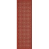 Pattern 28 Red Bandana 36x115 Vintage Vinyl Floorcloth