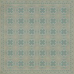 Pattern 28 Serenity 72x72 Vintage Vinyl Floorcloth