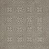Pattern 28 Stilled 48x48 Vintage Vinyl Floorcloth