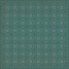 Pattern 28 Teal Bandana 120x120 Vintage Vinyl Floorcloth