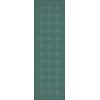 Pattern 28 Teal Bandana 36x115 Vintage Vinyl Floorcloth