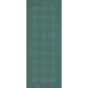 Pattern 28 Teal Bandana 36x90 Vintage Vinyl Floorcloth
