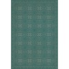 Pattern 28 Teal Bandana 38x56 Vintage Vinyl Floorcloth