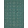 Pattern 28 Teal Bandana 52x76 Vintage Vinyl Floorcloth