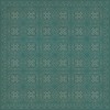 Pattern 28 Teal Bandana 60x60 Vintage Vinyl Floorcloth