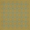 Pattern 28 The Waking Truth 60x60 Vintage Vinyl Floorcloth
