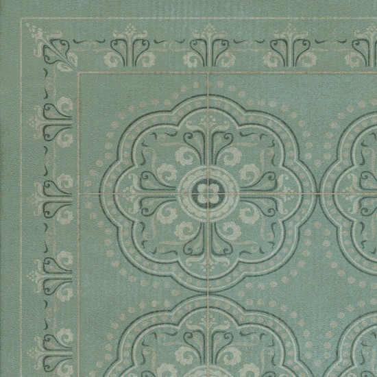 Pattern 28 Unspoken 38x56 Vintage Vinyl Floorcloth