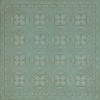 Pattern 28 Unspoken 48x48 Vintage Vinyl Floorcloth