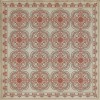 Pattern 28 Youre Not Going Mad 48x48 Vintage Vinyl Floorcloth