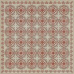 Pattern 28 Youre Not Going Mad 60x60 Vintage Vinyl Floorcloth