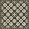 Pattern 29 Voltaire 48x48 Vintage Vinyl Floorcloth