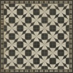 Pattern 29 Voltaire 72x72 Vintage Vinyl Floorcloth