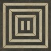 Pattern 30 Zhou 48x48 Vintage Vinyl Floorcloth