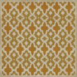 Pattern 31 House of the Rising Sun 48x48 Vintage Vinyl Floorcloth