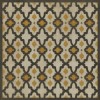 Pattern 31 Rajha 36x36 Vintage Vinyl Floorcloth