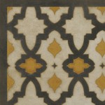 Pattern 31 Rajha 38x56 Vintage Vinyl Floorcloth