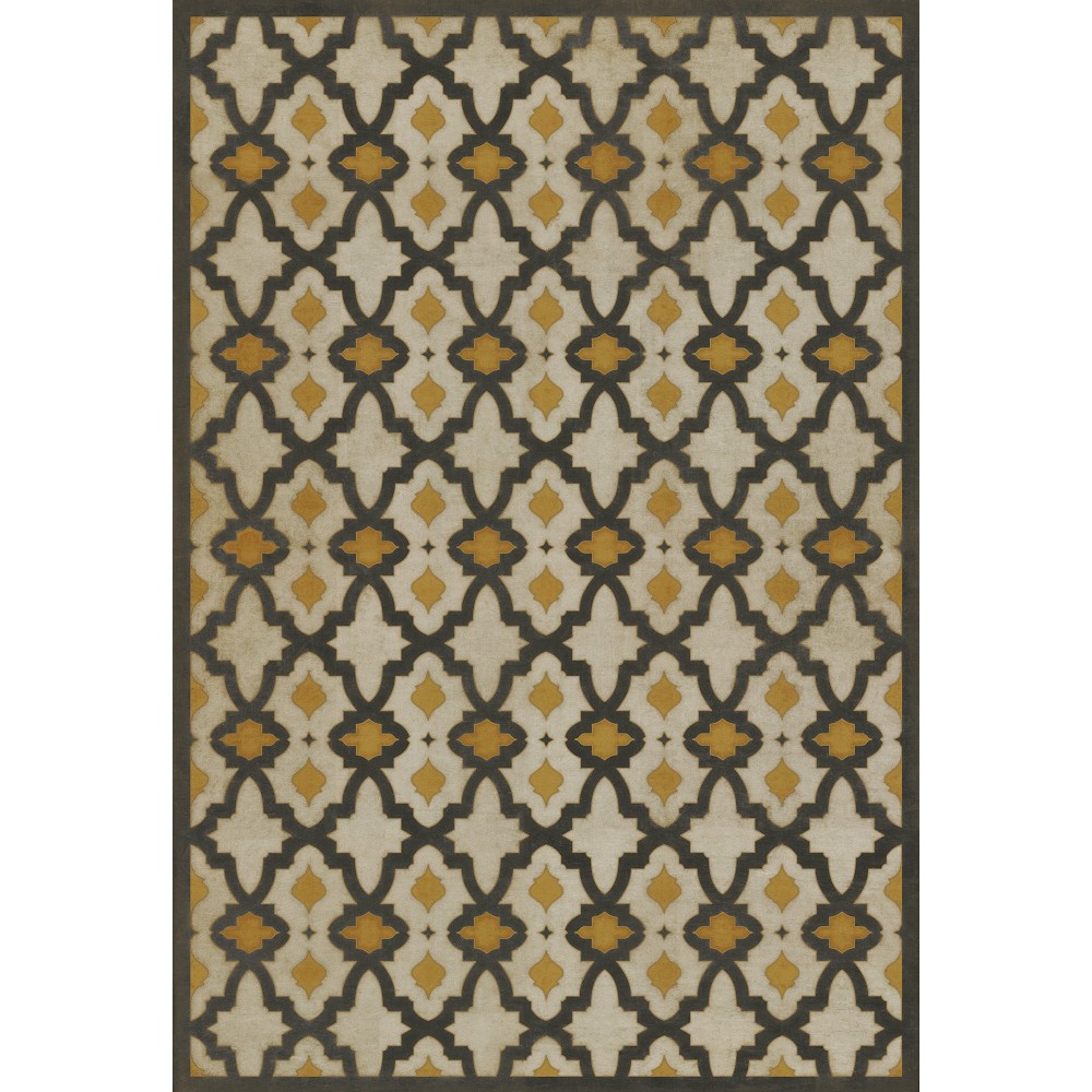 Pattern 31 Rajha 52x76 Vintage Vinyl Floorcloth