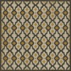 Pattern 31 Rajha 72x72 Vintage Vinyl Floorcloth