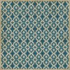 Pattern 31 the Blue Mosque 96x96 Vintage Vinyl Floorcloth