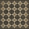 Pattern 32 Daffodils 48x48 Vintage Vinyl Floorcloth