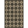 Pattern 32 Daffodils 52x76 Vintage Vinyl Floorcloth