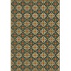 Pattern 33 Anna's Garden 96x140 Vintage Vinyl Floorcloth