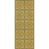 Pattern 33 Bright and Early 36x90 Vintage Vinyl Floorcloth
