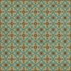 Pattern 33 I am not a bumblebee 96x96 Vintage Vinyl Floorcloth