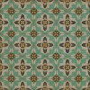 Pattern 33 Passpartou 36x36 Vintage Vinyl Floorcloth