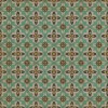 Pattern 33 Passpartou 96x96 Vintage Vinyl Floorcloth