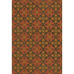 Pattern 33 the Red Baron 38x56 Vintage Vinyl Floorcloth