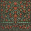 Pattern 36 A garden to walk in 48x48 Vintage Vinyl Floorcloth