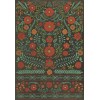 Pattern 36 A garden to walk in 96x140 Vintage Vinyl Floorcloth