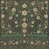 Pattern 36 Always and always 48x48 Vintage Vinyl Floorcloth