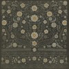 Pattern 36 Je Regrete Rien 120x120 Vintage Vinyl Floorcloth
