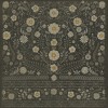 Pattern 36 Je Regrete Rien 96x96 Vintage Vinyl Floorcloth