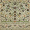 Pattern 36 Prettiest Weeds 60x60 Vintage Vinyl Floorcloth