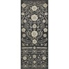 Pattern 36 Saboteur 36x90 Vintage Vinyl Floorcloth