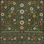 Pattern 36 The arranger of disorder 120x120 Vintage Vinyl Floorcloth