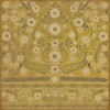Pattern 36 We are only half awake 36x36 Vintage Vinyl Floorcloth