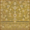 Pattern 36 We are only half awake 72x72 Vintage Vinyl Floorcloth