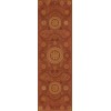 Pattern 38 Crimson 36x115 Vintage Vinyl Floorcloth