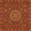 Pattern 38 Crimson 60x60 Vintage Vinyl Floorcloth