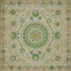 Pattern 38 Spring 48x48 Vintage Vinyl Floorcloth