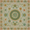 Pattern 38 Summer 60x60 Vintage Vinyl Floorcloth