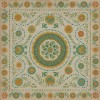Pattern 38 Summer 96x96 Vintage Vinyl Floorcloth