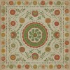 Pattern 38 Winter 72x72 Vintage Vinyl Floorcloth